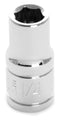 1/4 INCH X 6 POINT STANDARD IMPACT SOCKET - 1/4 INCH DRIVE