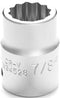 7/8 INCH X 12 POINT STANDARD IMPACT SOCKET - 3/4 INCH DRIVE