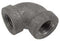 1/2 INCH X 1/2 INCH FNPT X FNPT  GALVANIZED ELBOW - 90