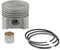 TISCO Piston & Rings - .020" Oversized for Kubota, 16404-21782