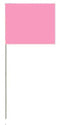 5 X 8 INCH FLUORESCENT PINK SURVEY FLAG