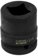 13/16 INCH X 6 POINT STANDARD IMPACT SOCKET - 3/4 INCH DRIVE