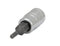 25MM X HEX BIT IMPACT SOCKET - 1/4 INCH DRIVE