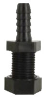 SINGLE HOSE BARB NOZZLE BODY - 3/8" HOSE - POLY