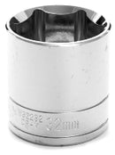 32MM X 6 POINT STANDARD IMPACT SOCKET - 1/2 INCH DRIVE