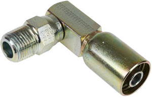 MALE SWIVEL 90 DEGREE 1/2" HOSE X 1/2" NPTF