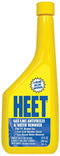 HEET WATER REMOVER & GAS LINE ANTIFREEZE - 12 OZ BOTTLE