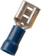 QUICK-SLIDE CONN BLUE VINYL 16-14AWG 1/4" FEMALE 20PK