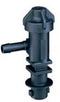 QUICKJET SINGLE BARB NOZZLE BODY - 1/2" HOSE - HAS TOP DIAPHRAGM