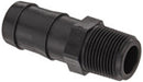 1 INCH X 1-1/4 INCH MNPT X HOSE BARB  POLY