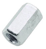 THREADED ROD COUPLER 1"-8 X 2-1/2"L ZINC-PLTD