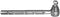 Tie Rod - Left, Outer for Ford, C5NN3278A