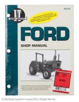 SHOP MANUAL FOR FORD TRACTOR