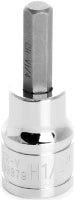 1/4 INCH X HEX BIT IMPACT SOCKET - 3/8 INCH DRIVE