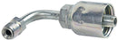 43 SERIES - 3/8 INCH HOSE X 1/2 INCH X 20 1/2 INCH X 20 INVERTED SAE 45 MALE ELBOW - 90 SWIVEL - Quality Farm Supply