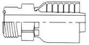 71 SERIES - 5/8 INCH HOSE X 1 INCH X 14 1 INCH X 14 ORFS MALE STRAIGHT RIGID - Quality Farm Supply